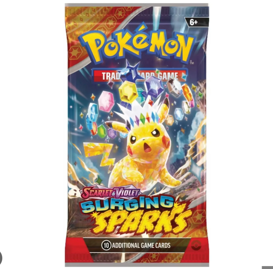 which pokemon booster pack is best Surging Sparks Booster Pack (10 Cards) – MotosTCG